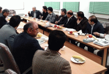 نشست مشترک کارشناسان شرکت ذوب و روی بافق و استادان دانشگاه یزد
